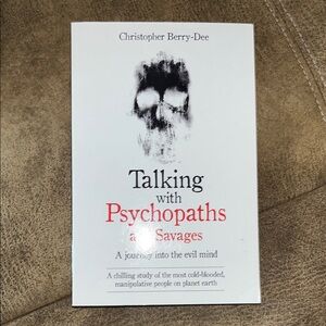 Talking with Psychopaths by - Christopher Berry-Doe with White Cover